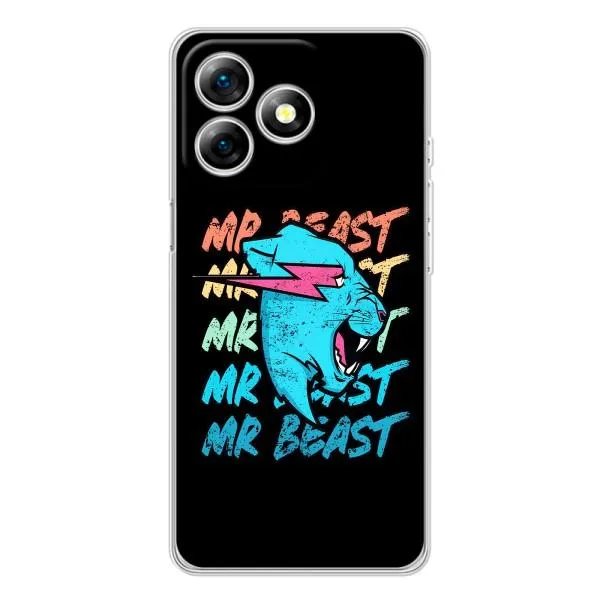 Чехол с принтом «logo Mr beast» для Ulefone Note 18 Pro