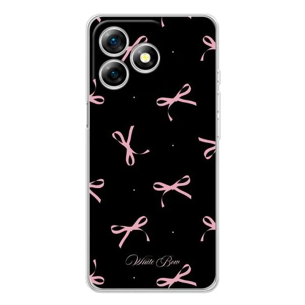 Чехол с принтом «Банты на черном» для Ulefone Note 18 Pro