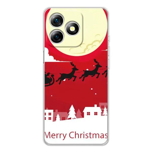 Чохол з принтом «Санта з оленями» для Ulefone Note 18 Pro Чохол з принтом «Санта з оленями» для Ulefone Note 18 Pro