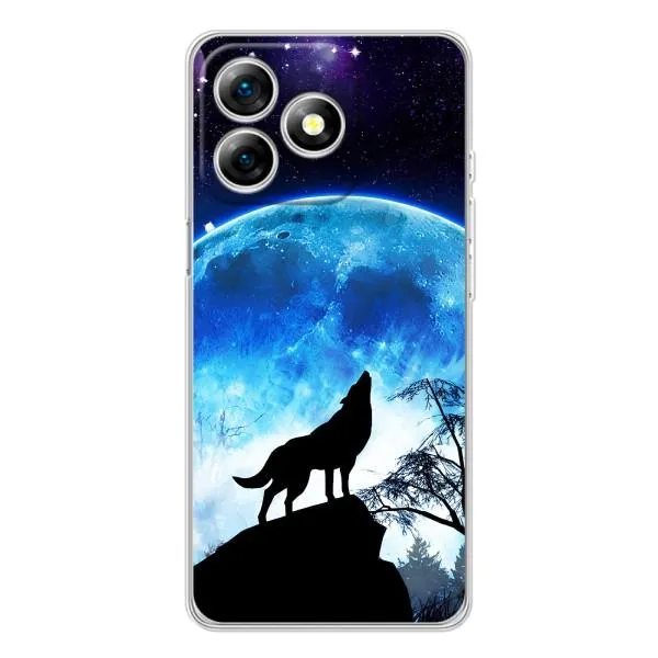 Чехол с принтом «Волк на луну» для Ulefone Note 18 Pro Чехол с принтом «Волк на луну» для Ulefone Note 18 Pro