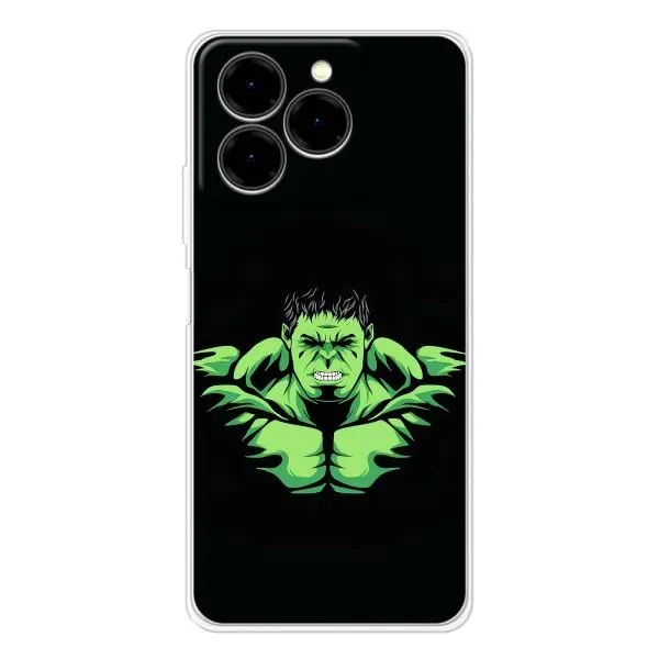 Чехол с принтом «Зелёный Халк» для Ulefone Note 20 Pro