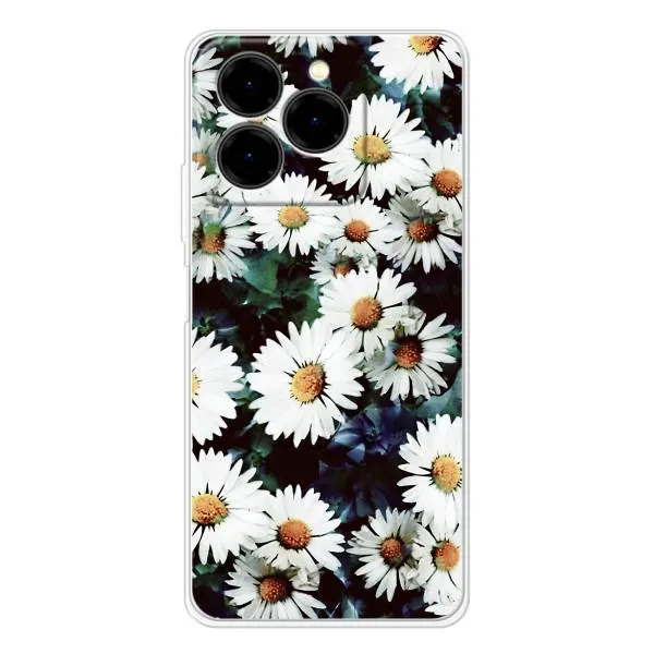 Чехол с принтом «Ромашки» для Ulefone Note 20 Pro