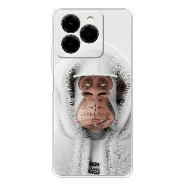 Чехол с принтом «обезьяна NFT в тату» для Ulefone Note 20 Pro Чехол с принтом «обезьяна NFT в тату» для Ulefone Note 20 Pro