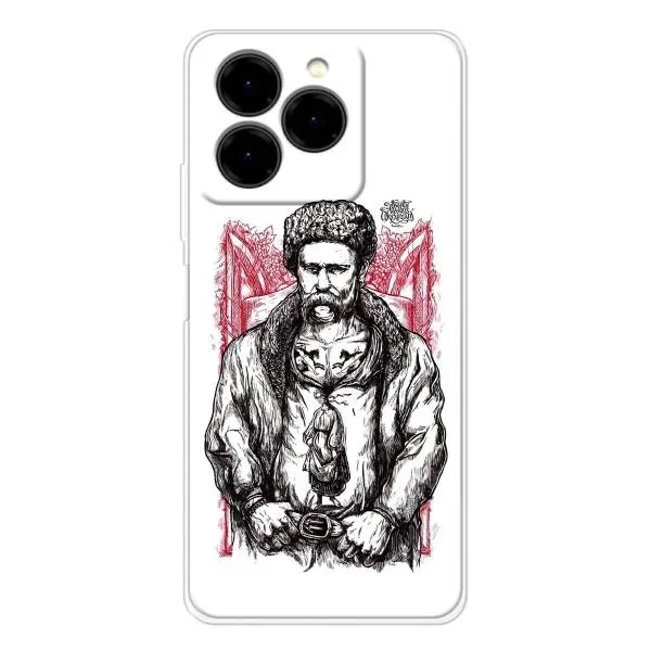 Чехол с принтом «Козак Шевченко» для Ulefone Note 20 Pro Чехол с принтом «Козак Шевченко» для Ulefone Note 20 Pro