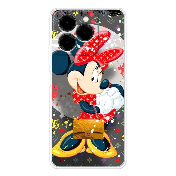 Чехол с принтом «Minni с бантиком» для Ulefone Note 20 Pro
