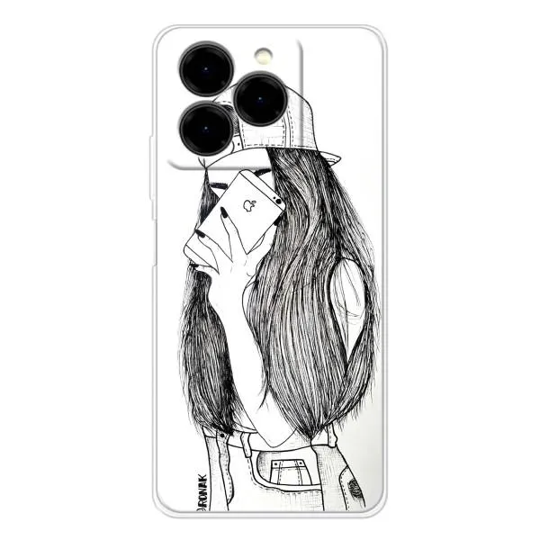 Чехол с принтом «Фото девочки» для Ulefone Note 20 Pro