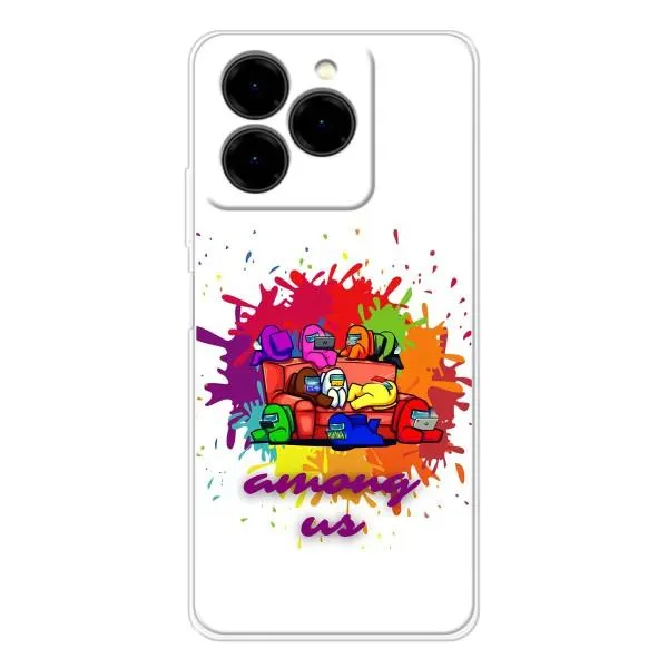 Чехол с принтом «Яркий АмонгАс» для Ulefone Note 20 Pro
