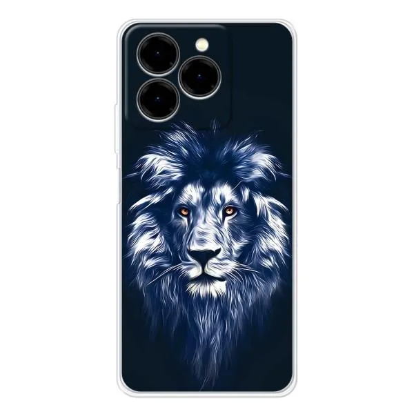 Чехол с принтом «Синий Лев» для Ulefone Note 20 Pro
