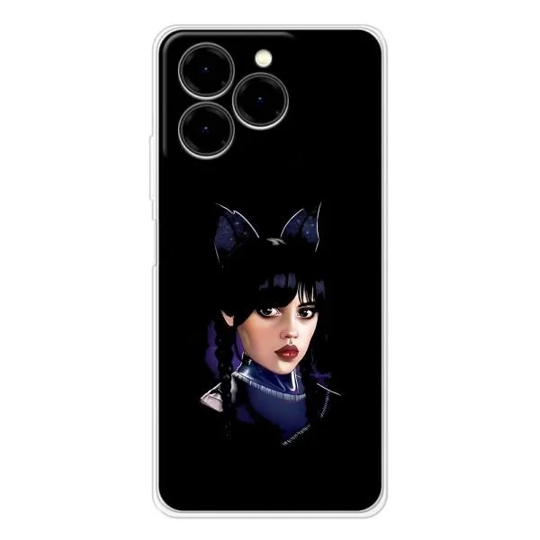 Чехол с принтом «серьезная Уэнздей» для Ulefone Note 20 Pro Чехол с принтом «серьезная Уэнздей» для Ulefone Note 20 Pro