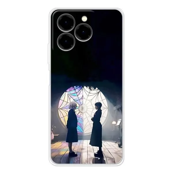 Чехол с принтом «Уэнздей и Инид» для Ulefone Note 20 Pro Чехол с принтом «Уэнздей и Инид» для Ulefone Note 20 Pro
