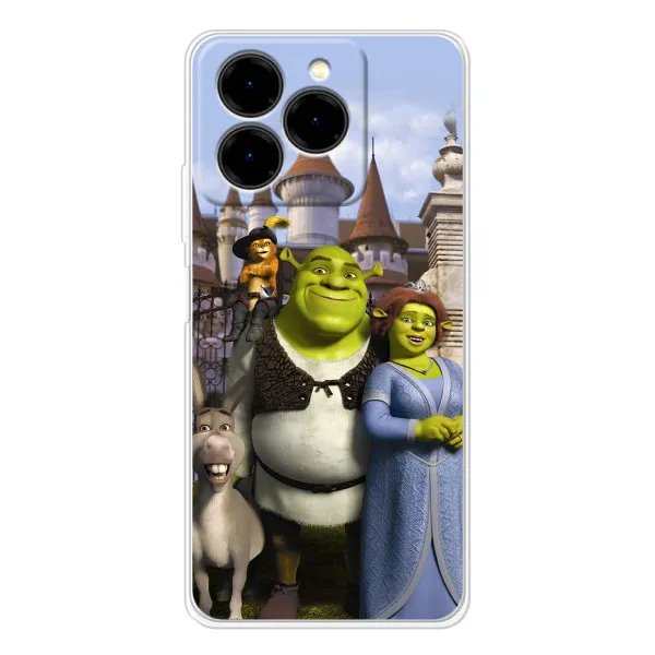 Чехол с принтом «Сказочные герои Шрека» для Ulefone Note 20 Pro