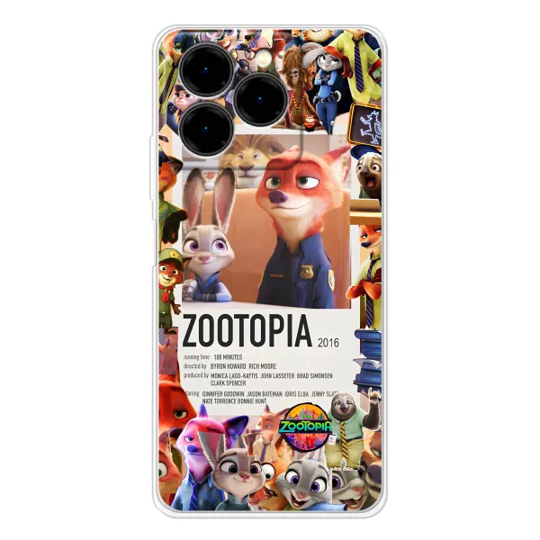 Чехол с принтом «Постер Зверополис» для Ulefone Note 20 Pro