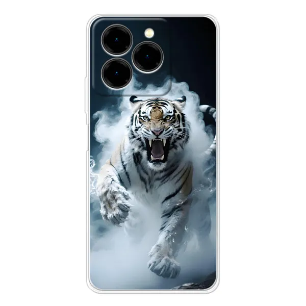 Чохол з принтом «Білий тигр у диму» для Ulefone Note 20 Pro Чохол з принтом «Білий тигр у диму» для Ulefone Note 20 Pro