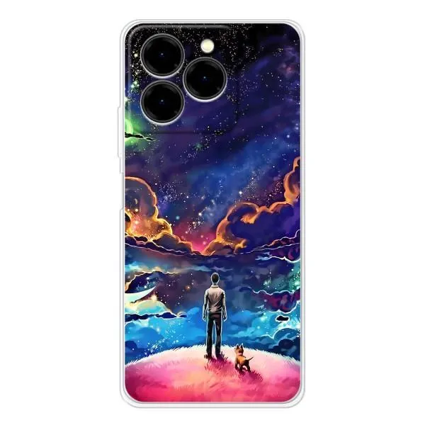 Чехол с принтом «Галактический вид» для Ulefone Note 20 Pro