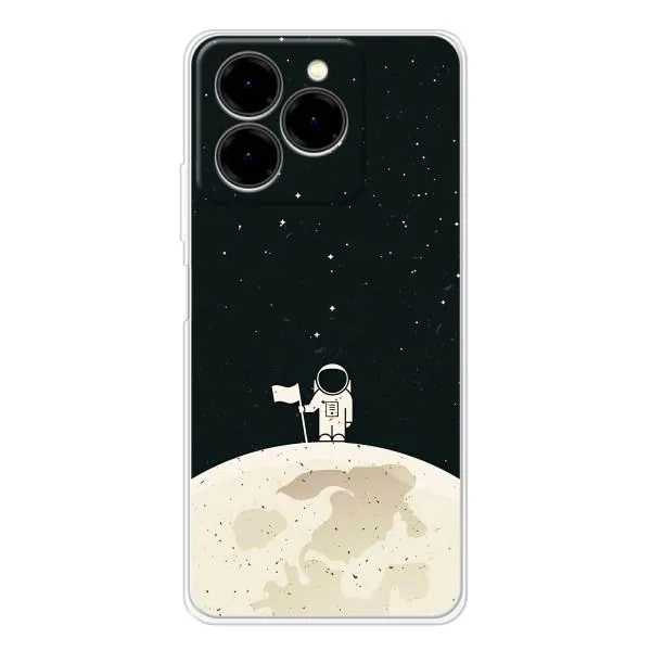 Чехол с принтом «На луне» для Ulefone Note 20 Pro