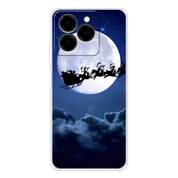 Чехол с принтом «Санта - луна» для Ulefone Note 20 Pro