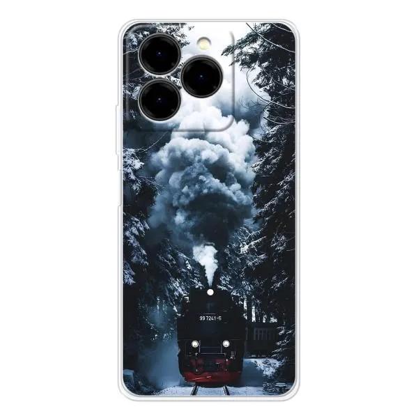 Чехол с принтом «Зимний поезд» для Ulefone Note 20 Pro