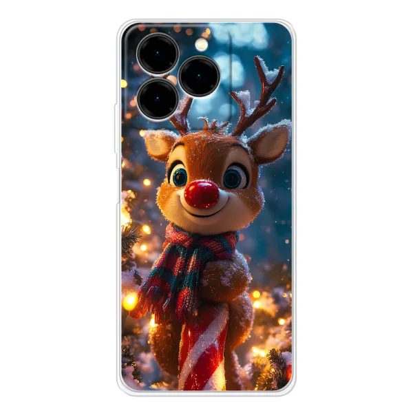 Чехол с принтом «Олень с шарфом» для Ulefone Note 20 Pro