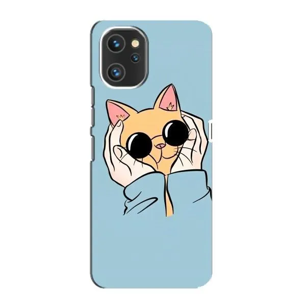Чехол с принтом «Котик в очках» для UMIDIGI A13 Pro Чехол с принтом «Котик в очках» для UMIDIGI A13 Pro