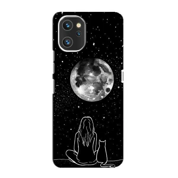 Чохол з принтом «Дівчина з котом» для UMIDIGI A13 Pro Чохол з принтом «Дівчина з котом» для UMIDIGI A13 Pro