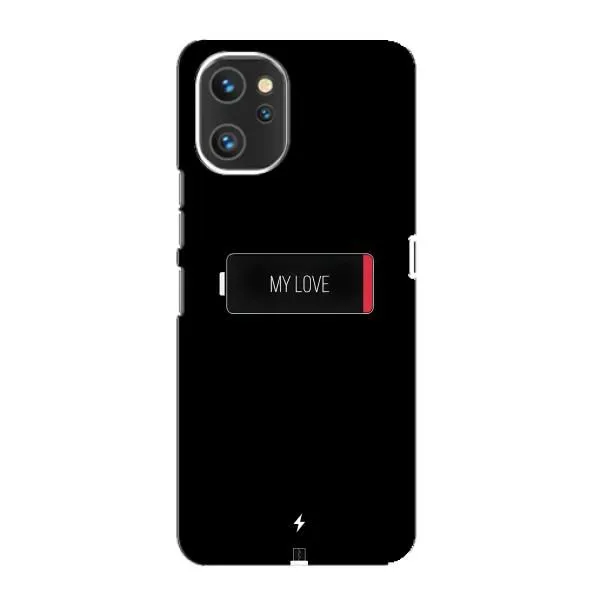 Чехол с принтом «Love battery» для UMIDIGI A13