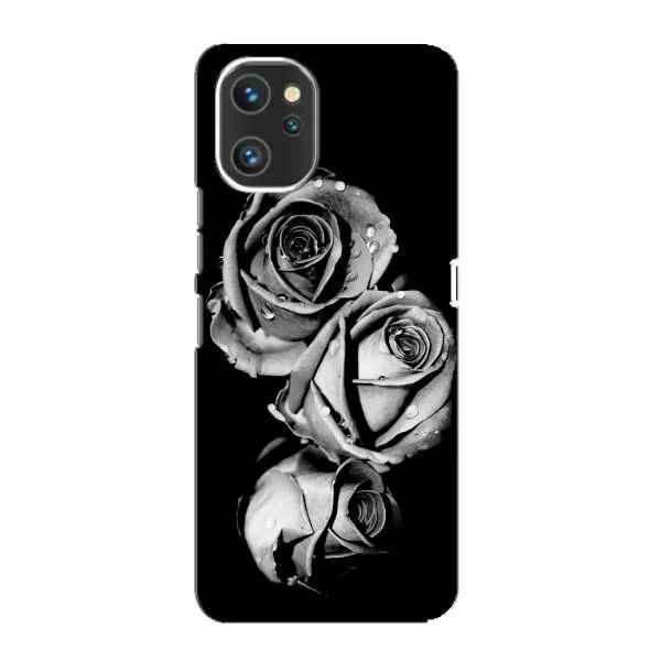 Чехол с принтом «Черная роза» для UMIDIGI A13