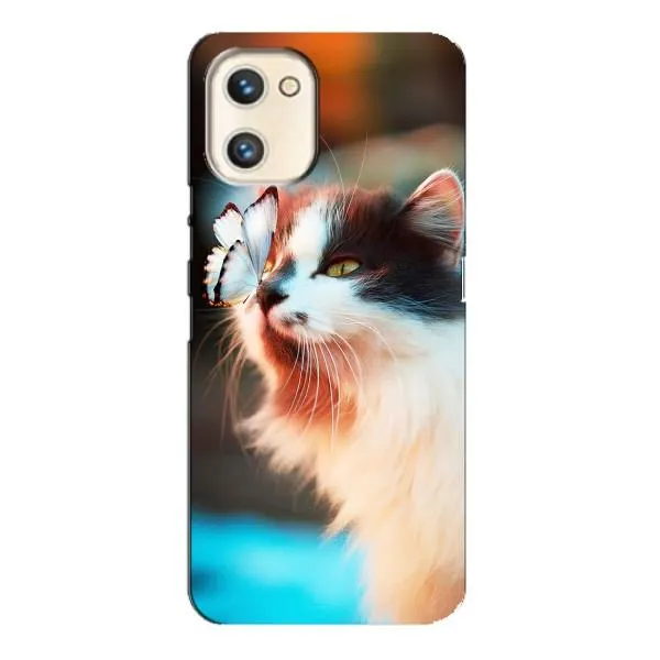 Чехол с принтом «Котик с бабочкой» для UMIDIGI A13s
