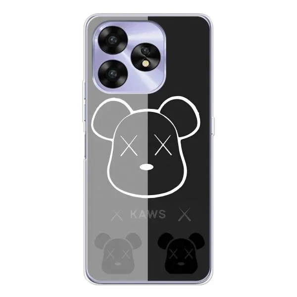 Чехол с принтом «БеарБрик глаза» для UMIDIGI A15