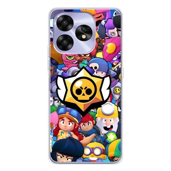 Чехол с принтом «Лого Brawl Stars» для UMIDIGI A15