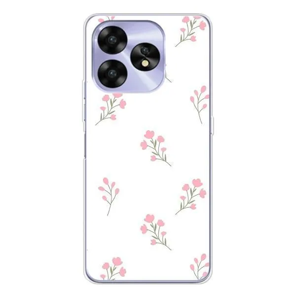 Чехол с принтом «Розовые цветы» для UMIDIGI A15 Чехол с принтом «Розовые цветы» для UMIDIGI A15
