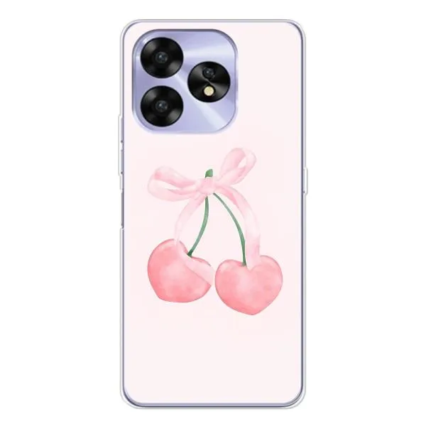 Чехол с принтом «Розовые вишни» для UMIDIGI A15 Чехол с принтом «Розовые вишни» для UMIDIGI A15