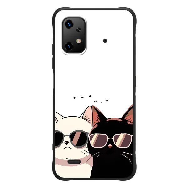 Чехол с принтом «Коты в очках» для UMIDIGI Bison X20 Чехол с принтом «Коты в очках» для UMIDIGI Bison X20