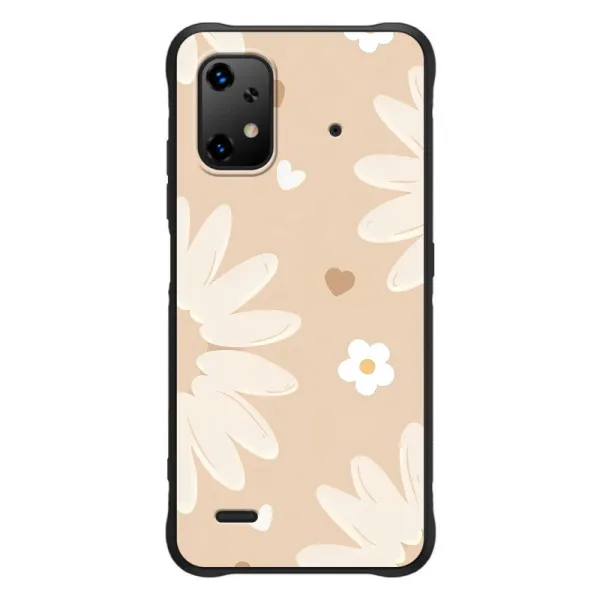 Чехол с принтом «Бежевые цветы» для UMIDIGI Bison X20 Чехол с принтом «Бежевые цветы» для UMIDIGI Bison X20