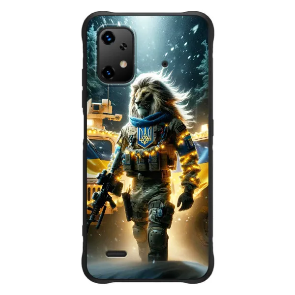 Чехол с принтом «ЛЕВ ЗСУ» для UMIDIGI Bison X20