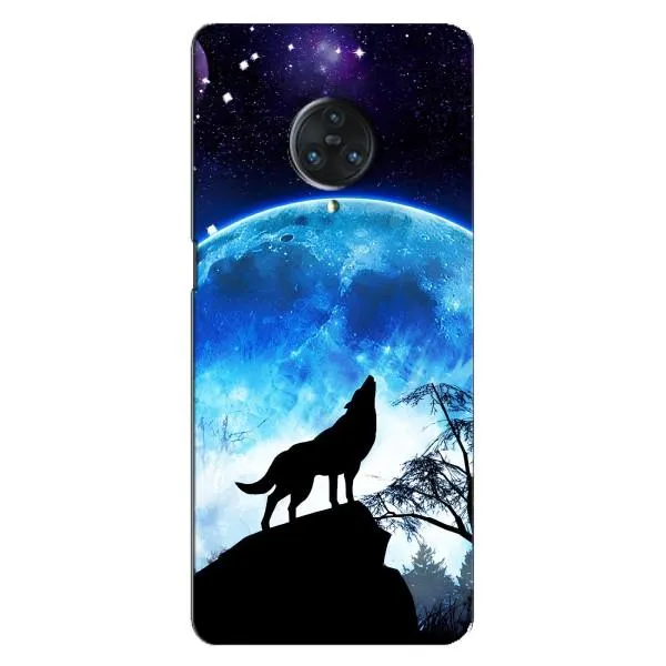 Чехол с принтом «Волк на луну» для Vivo Nex 3