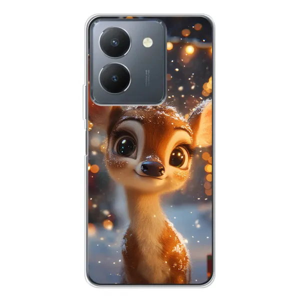Чехол с принтом «Олененок среди гирлянд» для Vivo S30 Pro Mini