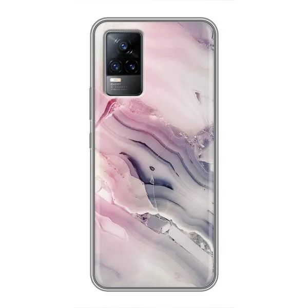 Чехол с принтом «Пурпурный Мрамор» для Vivo S9