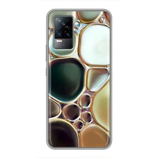 Чехол с принтом «Радужный Мрамор» для Vivo S9