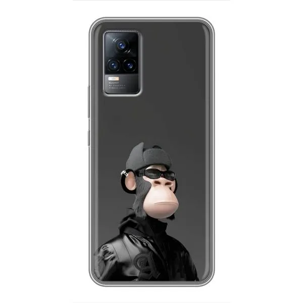 Чехол с принтом «стильная обезьяна NFT» для Vivo S9e Чехол с принтом «стильная обезьяна NFT» для Vivo S9e