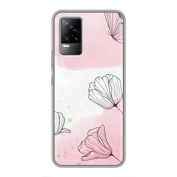 Чохол з принтом «Рожеві квіти» для Vivo S9e Чохол з принтом «Рожеві квіти» для Vivo S9e