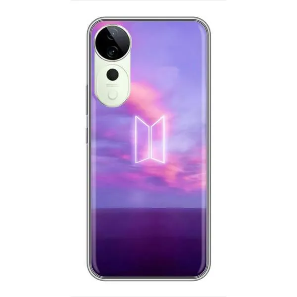 Чехол с принтом «BTS логотип» для Vivo T3 Ultra
