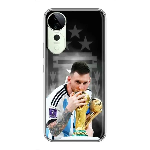 Чехол с принтом «Месси Чемпион» для Vivo T3 Ultra