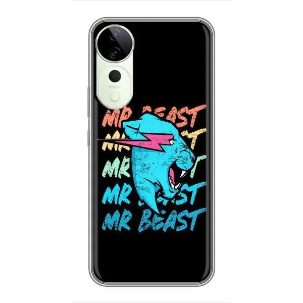Чехол с принтом «logo Mr beast» для Vivo T3 Ultra