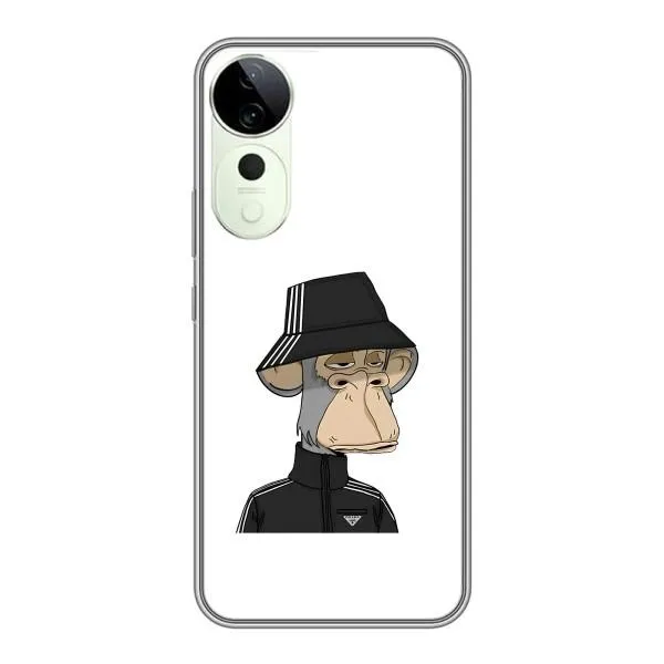 Чохол з принтом «мавпа NFT Adidas» для Vivo T3 Ultra