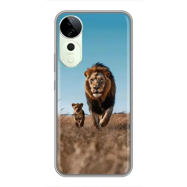 Чехол с принтом «Мусафа и Симба» для Vivo T3 Ultra