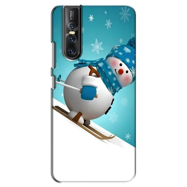 Чехол с принтом «Снеговик на лыжах» для Vivo V15 Pro Чехол с принтом «Снеговик на лыжах» для Vivo V15 Pro