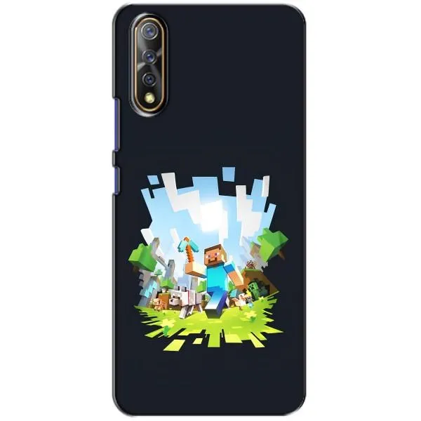 Чехол с принтом «персонажи Minecraft» для Vivo V17 Neo