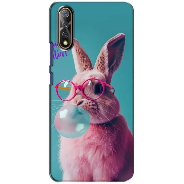 Чехол с принтом «Кролик в очках» для Vivo V17 Neo