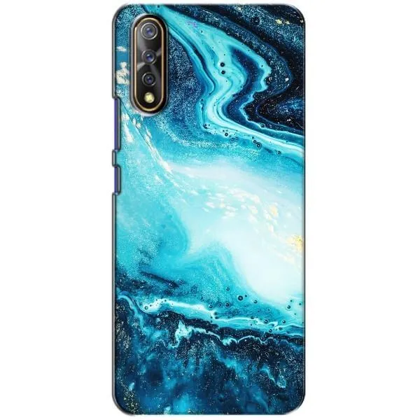 Чехол с принтом «Голубой мрамор» для Vivo V17 Neo