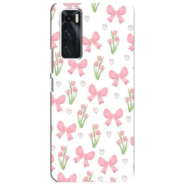 Чехол с принтом «Банты и цветы» для Vivo V20 se